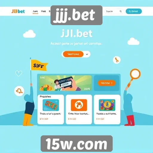 Acessibilidade e design do site jjj.bet